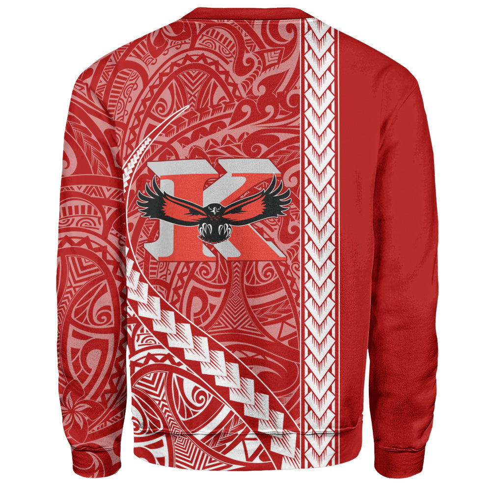 Kauai High School Sweatshirt Tribal Polynesian Pride Style