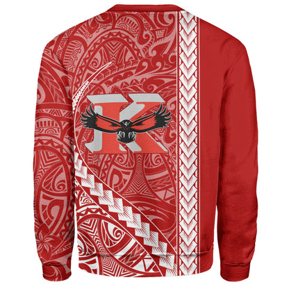 Kauai High School Sweatshirt Tribal Polynesian Pride Style
