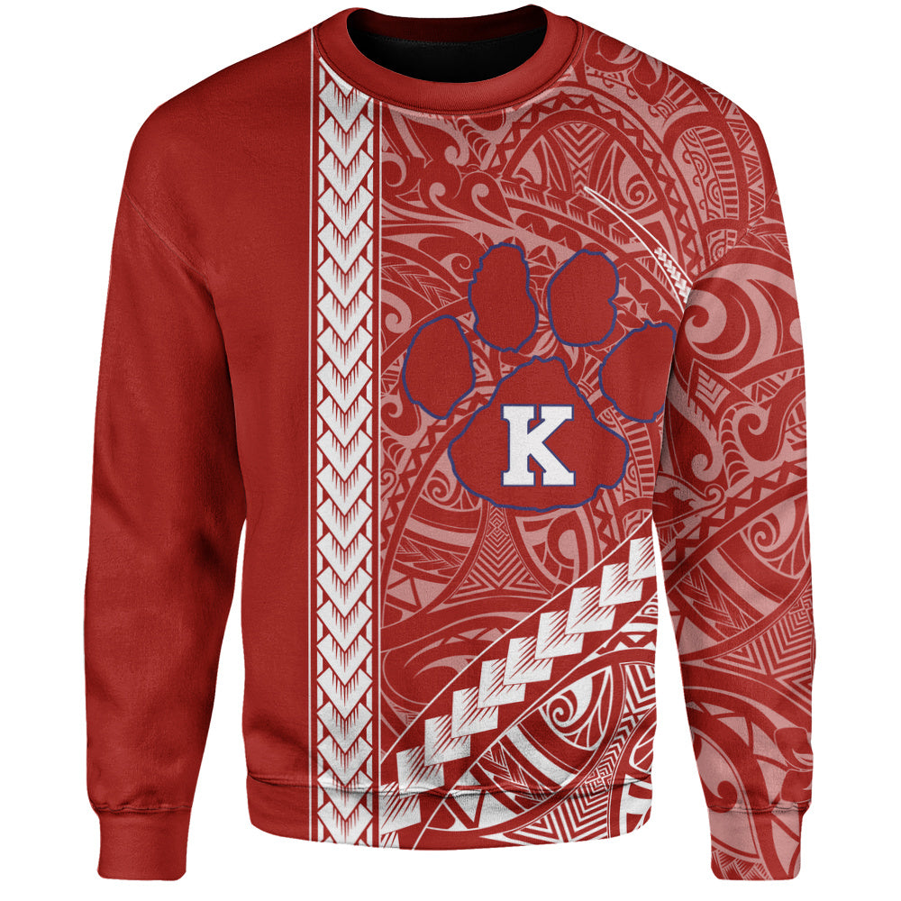 Keaʻau High School Sweatshirt Tribal Polynesian Pride Style