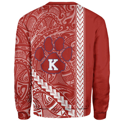 Keaʻau High School Sweatshirt Tribal Polynesian Pride Style