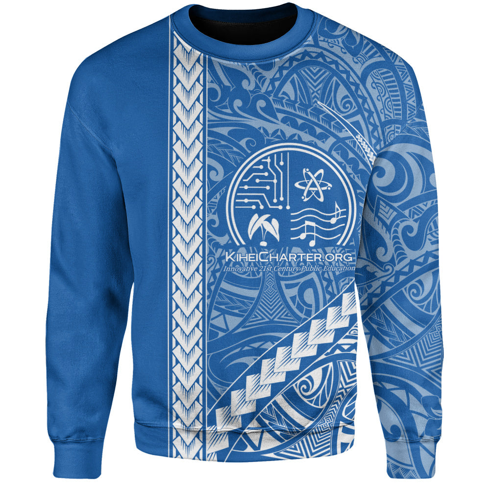 Kihei Charter School Sweatshirt Tribal Polynesian Pride Style