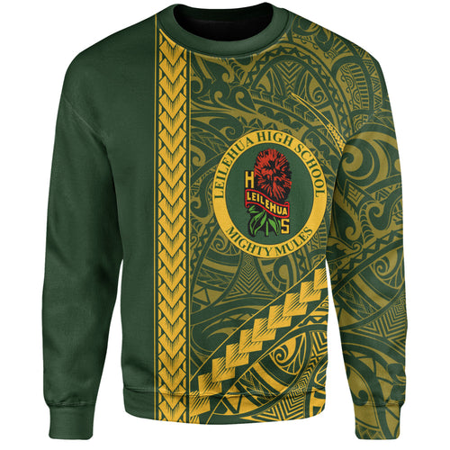 Leilehua High School Sweatshirt Tribal Polynesian Pride Style