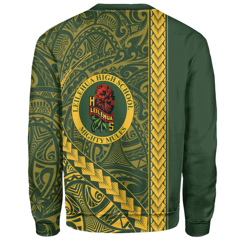 Leilehua High School Sweatshirt Tribal Polynesian Pride Style