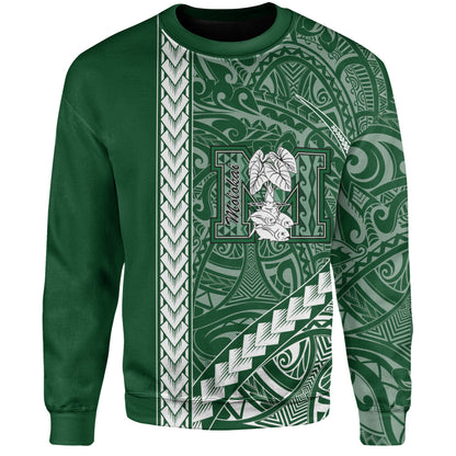Molokaʻi High School Sweatshirt Tribal Polynesian Pride Style