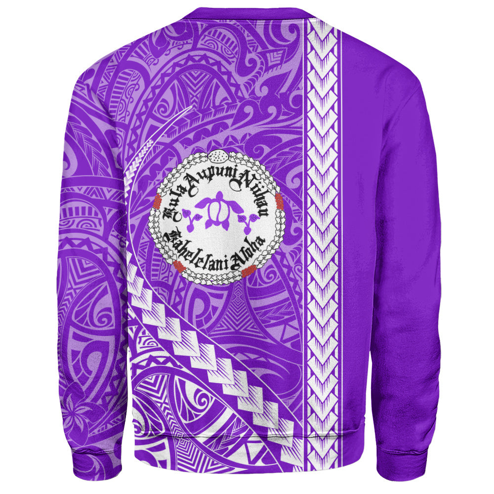 Ni'ihau High and Elementary School Sweatshirt Tribal Polynesian Pride Style