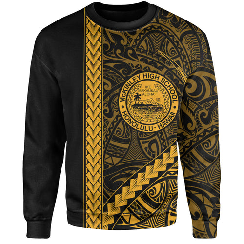 President William McKinley High School Sweatshirt Tribal Polynesian Pride Style