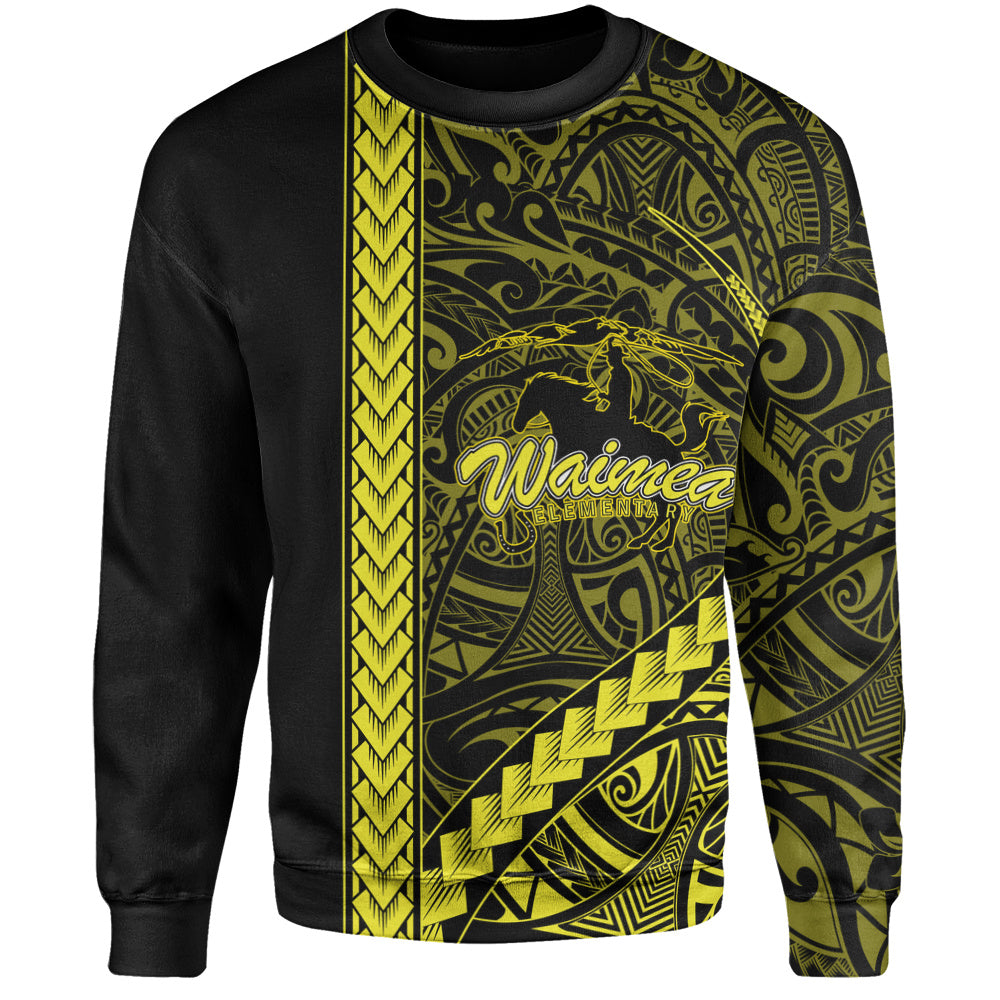 Waimea Elementary School Sweatshirt Tribal Polynesian Pride Style