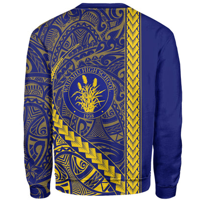 Waipahu High School Sweatshirt Tribal Polynesian Pride Style