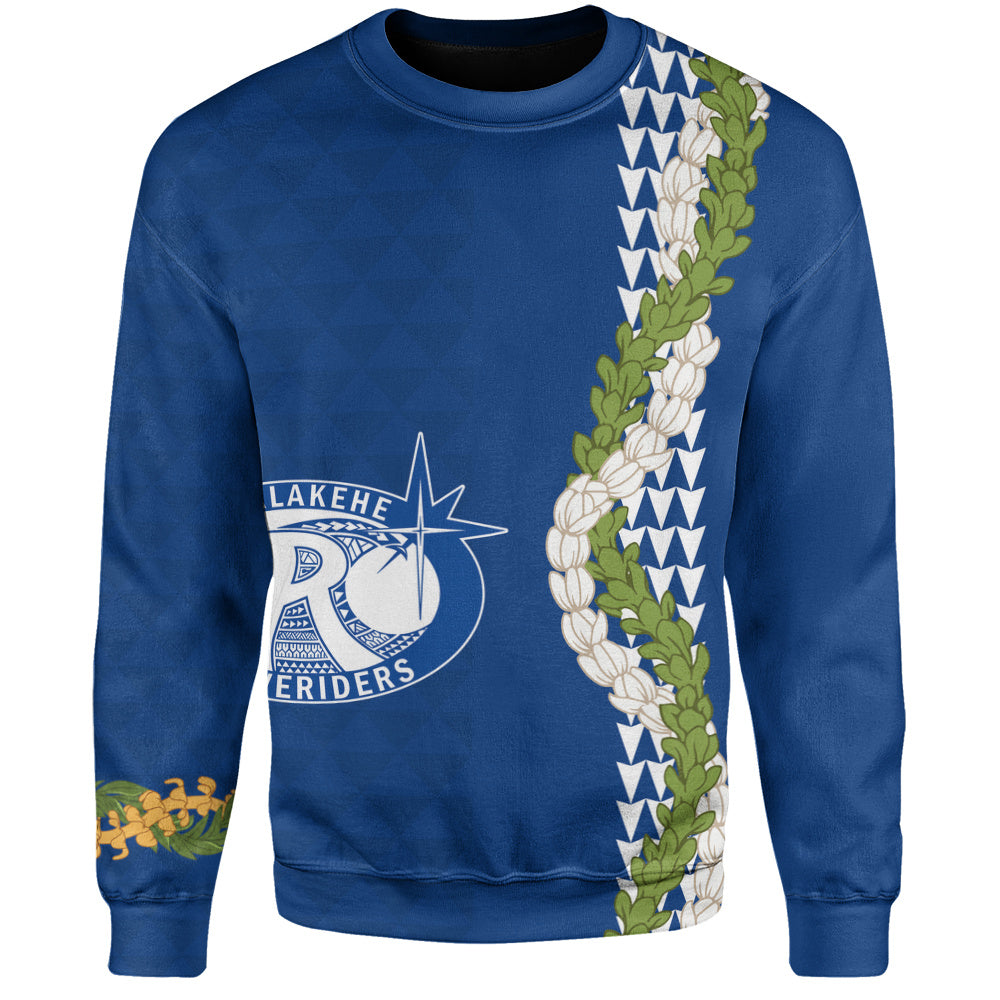 Kealakehe High School Sweatshirt Puakenikeni Maile Flower Lei