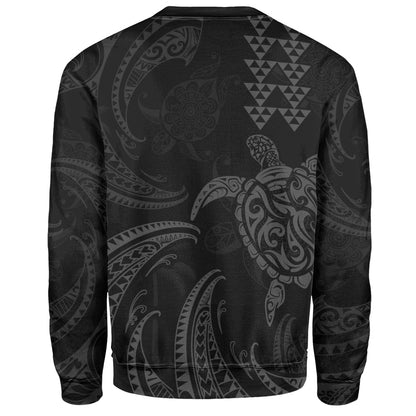 Hawaii Sweatshirt Polynesian Turtle Tribal Ocean Spirit