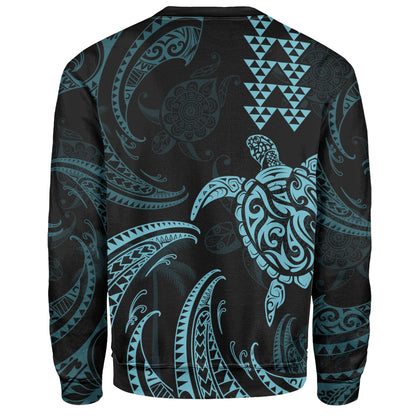 Hawaii Sweatshirt Polynesian Turtle Tribal Ocean Spirit