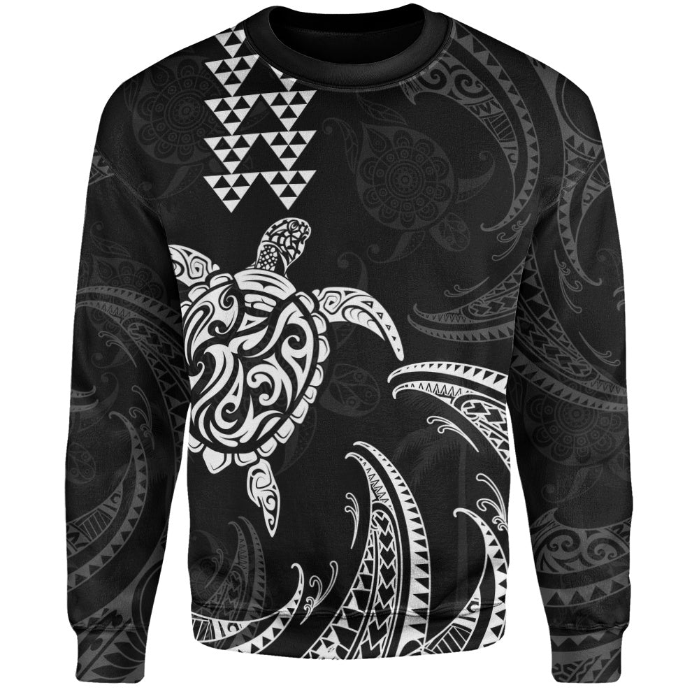 Hawaii Sweatshirt Polynesian Turtle Tribal Ocean Spirit