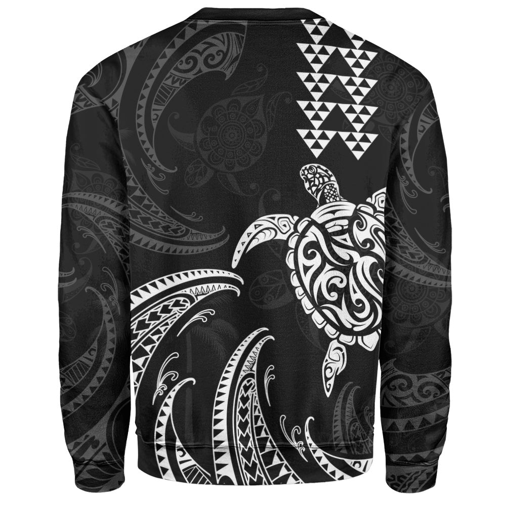 Hawaii Sweatshirt Polynesian Turtle Tribal Ocean Spirit