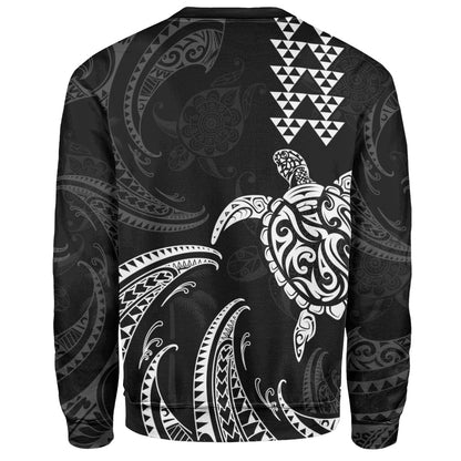 Hawaii Sweatshirt Polynesian Turtle Tribal Ocean Spirit
