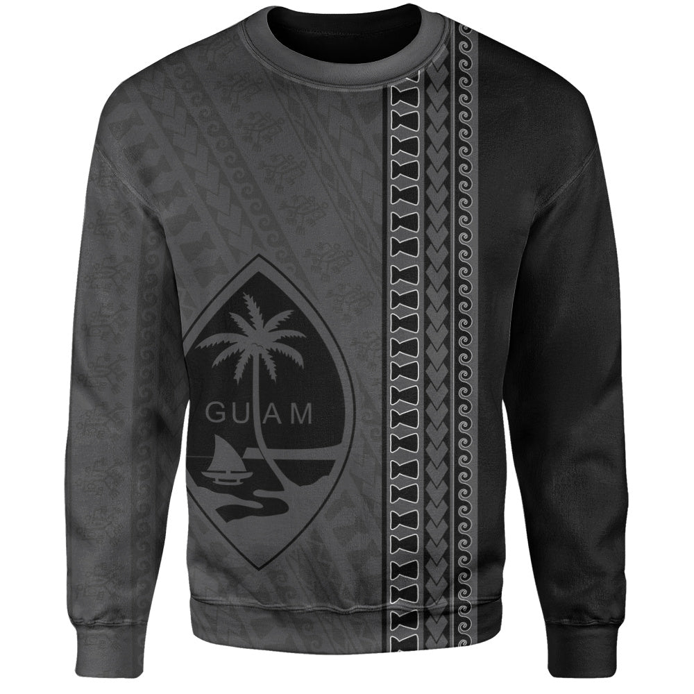 Guam Sweatshirt Island Crest Chamorro Tribal Heritage