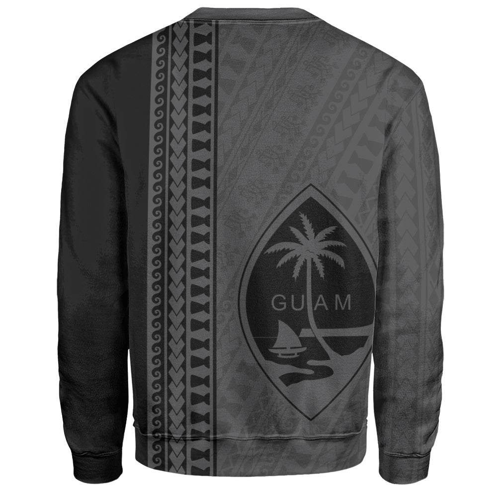 Guam Sweatshirt Island Crest Chamorro Tribal Heritage
