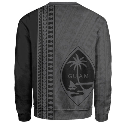 Guam Sweatshirt Island Crest Chamorro Tribal Heritage