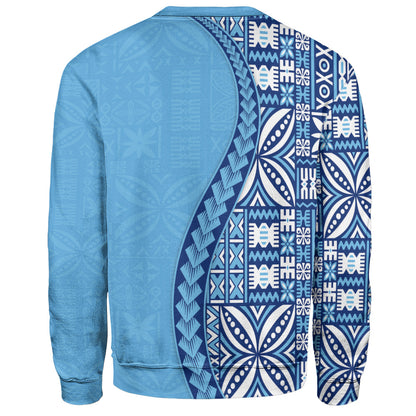 Fiji Sweatshirt Island Crest Traditional Fijian Tribal Heritage