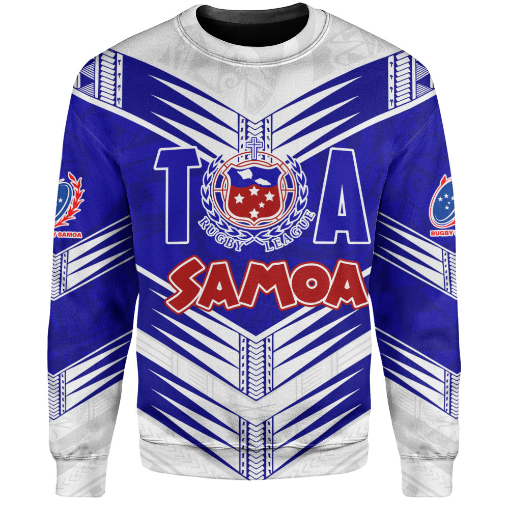 Samoa Sweatshirt Toa Samoa Rugby Polynesian Tribal Pride Style