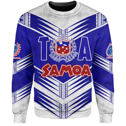 Samoa Sweatshirt Toa Samoa Rugby Polynesian Tribal Pride Style