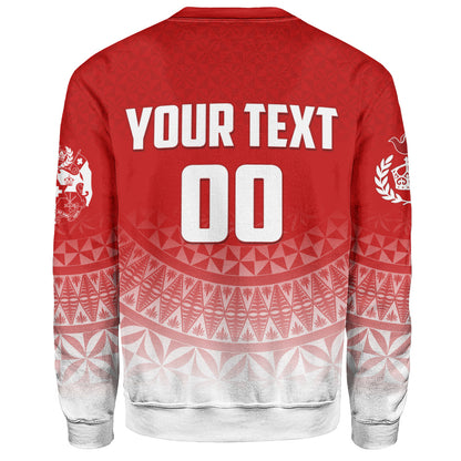 Tonga Sweatshirt Mate Ma'a Tonga Rugby Ngatu Athletic Style