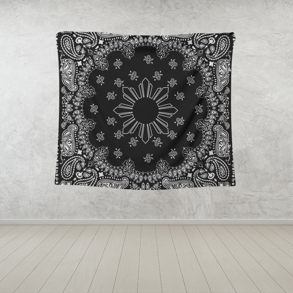Philippines Filipinos Tapestry Sun Bandana Paisley Print Heritage