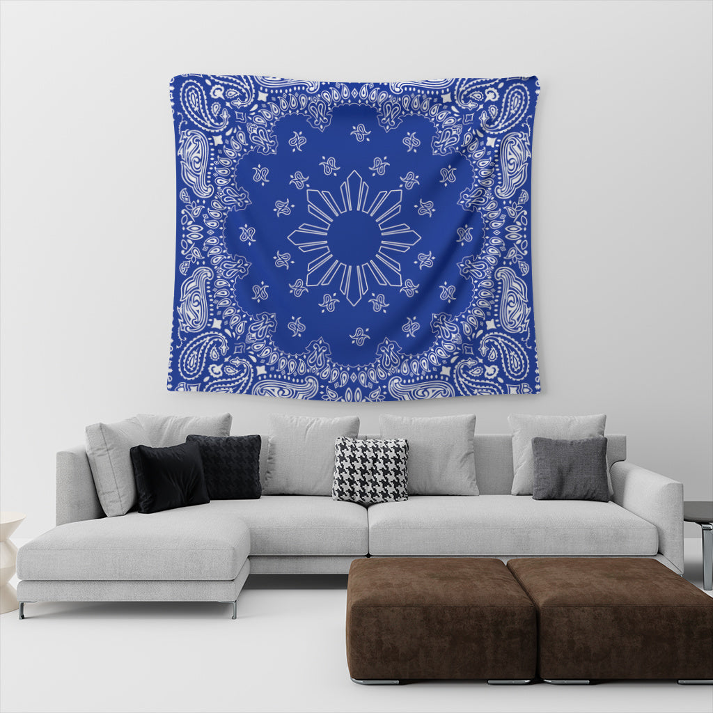Philippines Filipinos Tapestry Sun Bandana Paisley Print Heritage
