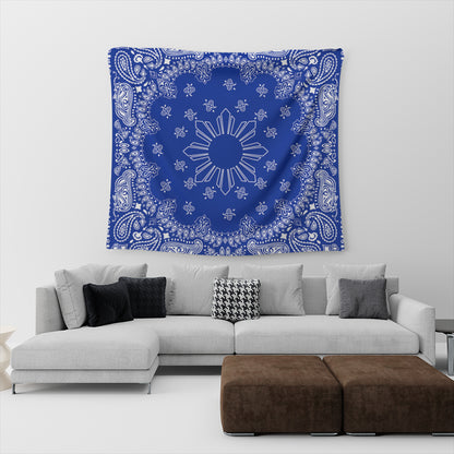 Philippines Filipinos Tapestry Sun Bandana Paisley Print Heritage