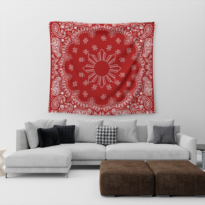 Philippines Filipinos Tapestry Sun Bandana Paisley Print Heritage