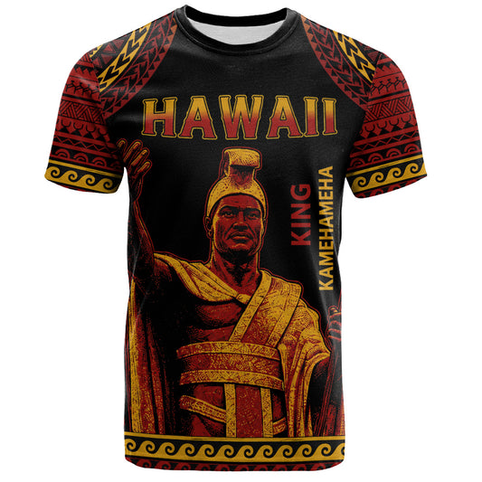 Hawaii T-Shirt King Kamehameha Unity Kanaka Maoli Tribal Style