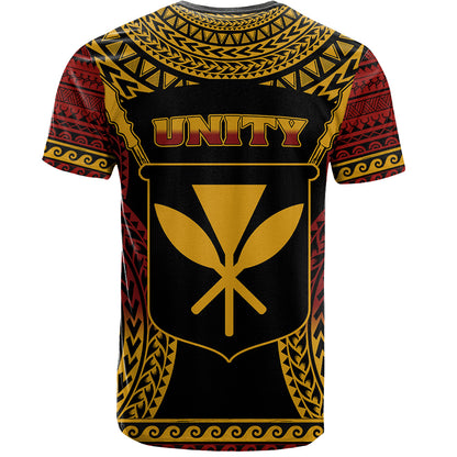 Hawaii T-Shirt King Kamehameha Unity Kanaka Maoli Tribal Style