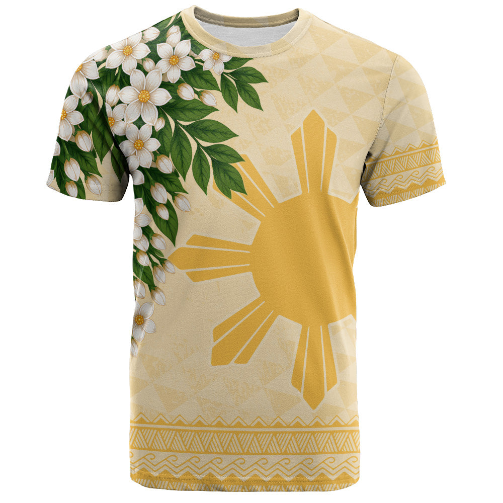 Philippines Filipinos T-Shirt Sampaguita Sunshine Bloom Style