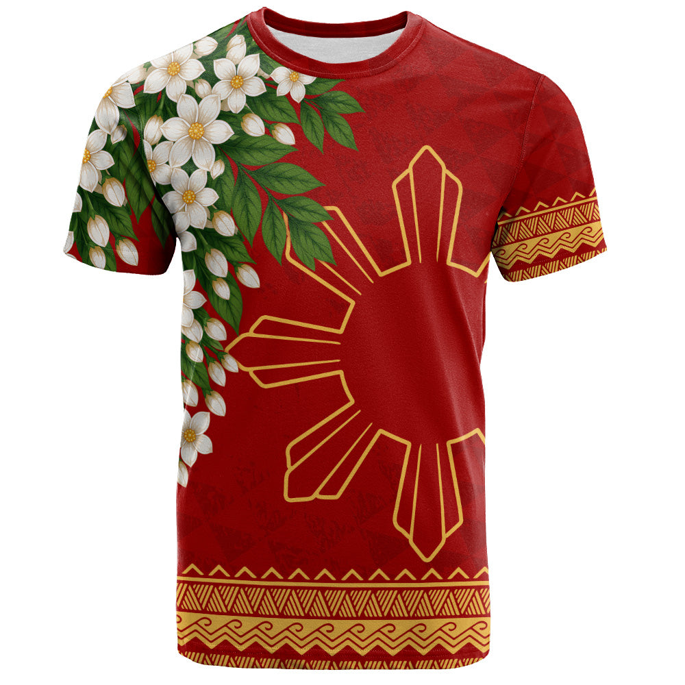 Philippines Filipinos T-Shirt Sampaguita Sunshine Bloom Style