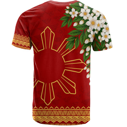 Philippines Filipinos T-Shirt Sampaguita Sunshine Bloom Style