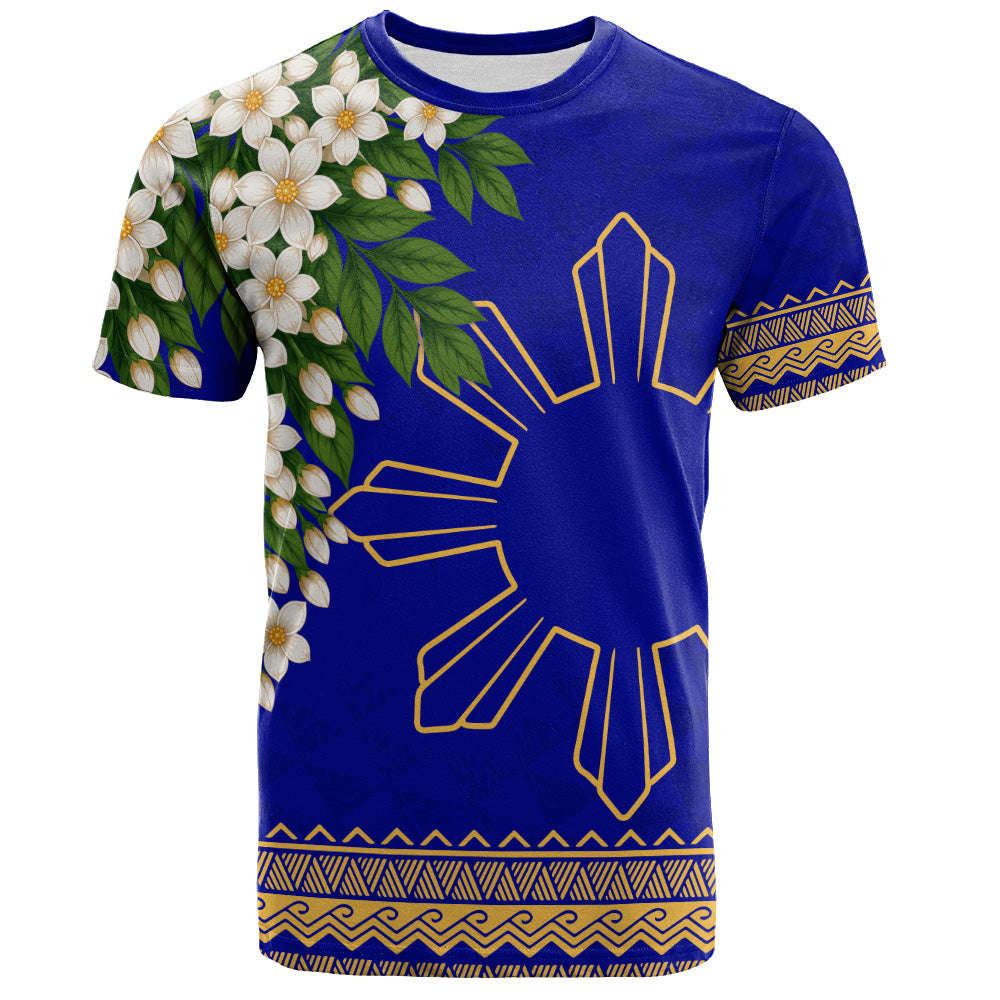 Philippines Filipinos T-Shirt Sampaguita Sunshine Bloom Style