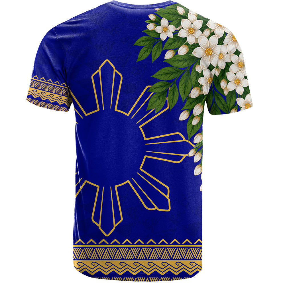 Philippines Filipinos T-Shirt Sampaguita Sunshine Bloom Style