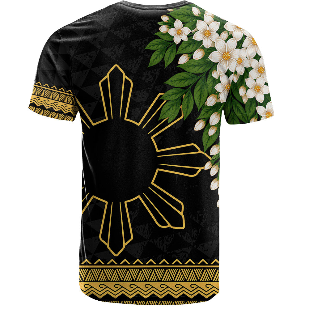 Philippines Filipinos T-Shirt Sampaguita Sunshine Bloom Style