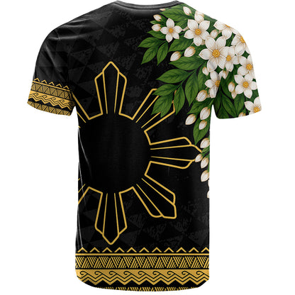 Philippines Filipinos T-Shirt Sampaguita Sunshine Bloom Style