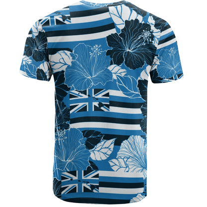 Hawaii T-Shirt Hibiscus Flag Map Island Pride