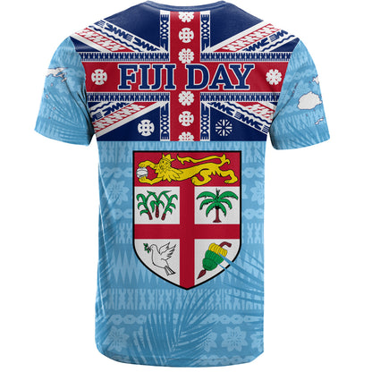 Fiji T-Shirt Fiji Day Island Crest Pride