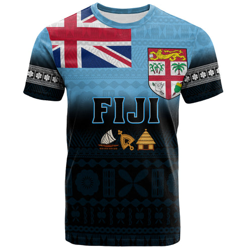 Fiji T-Shirt 679 Island Crest Tribal Pride