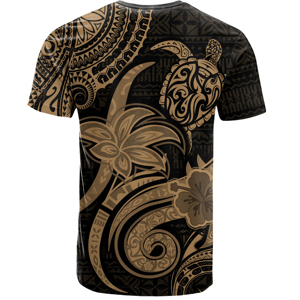 Hawaii T-Shirt Honu Turtle Hibiscus Tribal Legacy