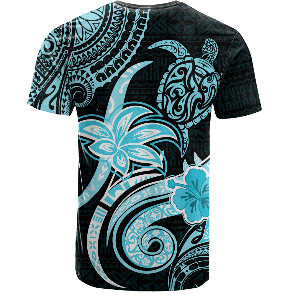Hawaii T-Shirt Honu Turtle Hibiscus Tribal Legacy