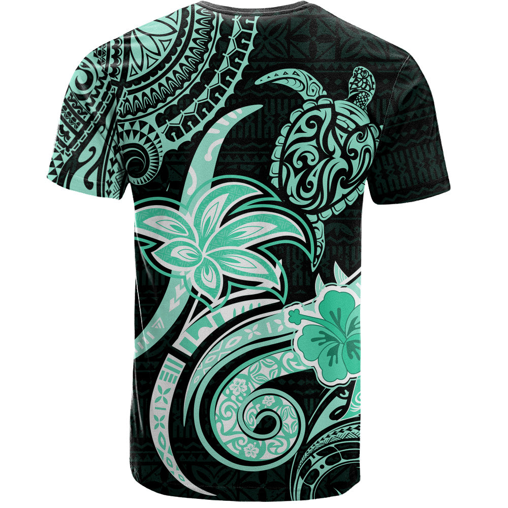 Hawaii T-Shirt Honu Turtle Hibiscus Tribal Legacy