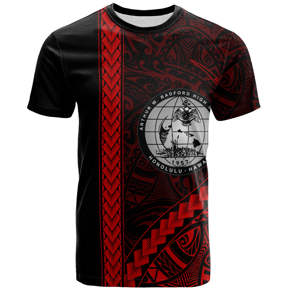 Admiral Arthur W. Radford High School T-Shirt Tribal Polynesian Pride Style