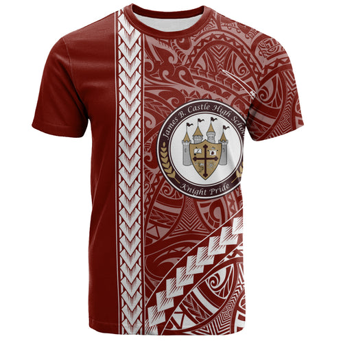 James B. Castle High School T-Shirt Tribal Polynesian Pride Style
