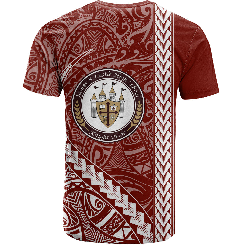 James B. Castle High School T-Shirt Tribal Polynesian Pride Style