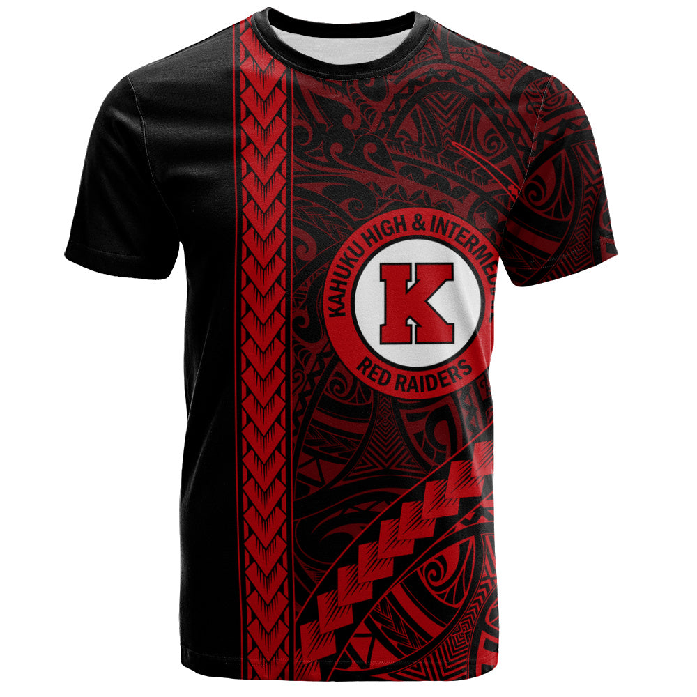 Kahuku High & Intermediate School T-Shirt Tribal Polynesian Pride Style