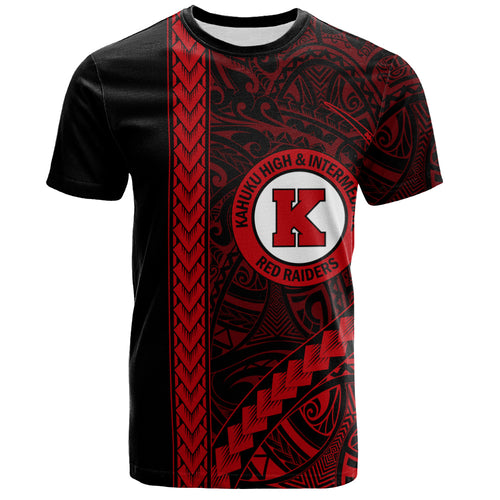 Kahuku High & Intermediate School T-Shirt Tribal Polynesian Pride Style