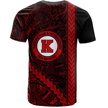 Kahuku High & Intermediate School T-Shirt Tribal Polynesian Pride Style